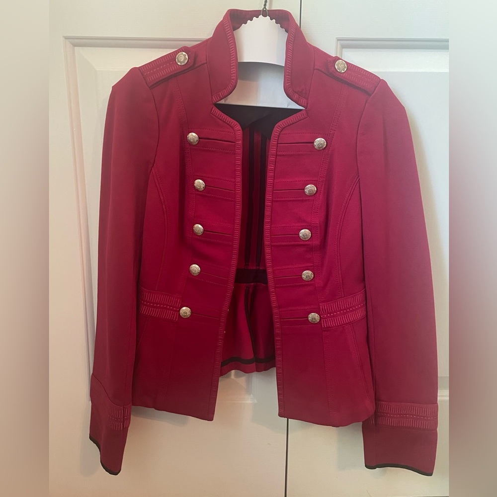 White House Black Market Red Jacket